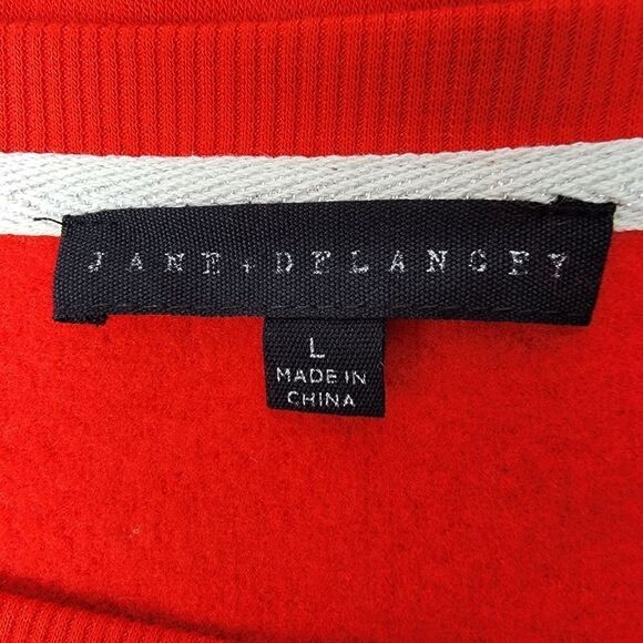 Jane and Delancey Red Festive Holiday Christmas Gingerbread Man Sweatshirt Large - Picture 8 of 11